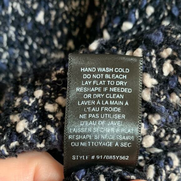 Rebecca Taylor cold shoulder boucle sweater, sz L - Picture 6 of 9